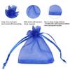 100 Pcs/Lot Organza Bag for Jewelry Packaging Bags for Wedding Party Gift Bags view 3