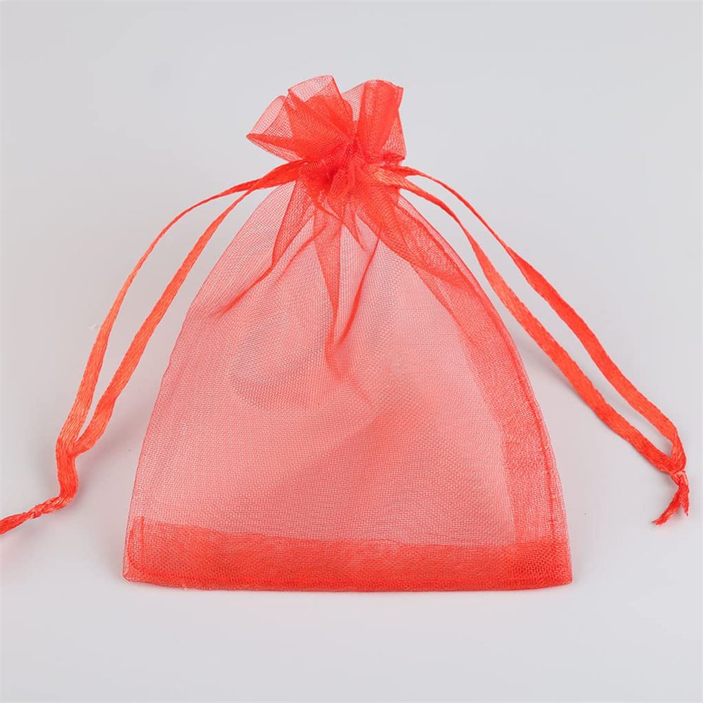 100 Pcs/Lot Organza Bag for Jewelry Packaging Bags for Wedding Party Gift Bags