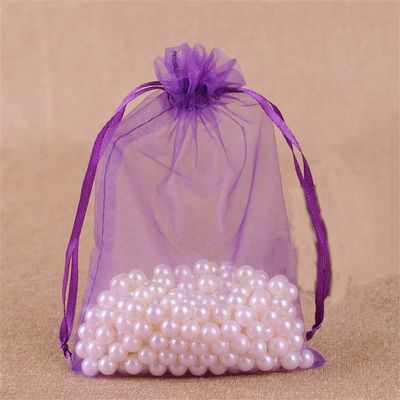 Hamthuit 100 Pcs/Lot 30X40 Cm Big Drawstring Organza Bags for Wedding Packaging Storage Bag