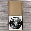 Kitchen Clocks Wall Fire Department Office Modern Vintage Fire Department Rescue Silhouette LED Light Wall Clock Diameter 30cm Clock view 3