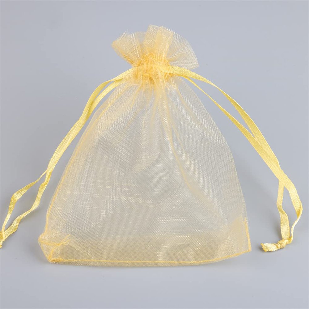 100 Pcs/Lot Organza Bag for Jewelry Packaging Bags for Wedding Party Gift Bags