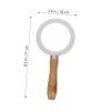 UPKOCH 2pcs Stainless Steel Milk Cup Baking Ring Wooden Handle Rim Covers for Espresso Coffee and Milk Tea Practical Baking Accessory for Cafes and Dessert Shops view 2