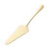 KALLORY Stainless Steel Cake Slicer Cheese Knife for Baking Pastry Rose Gold Handle Wedding Cake Tool view 1