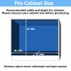 LOVMOR 2 Tier Individual Pull Out Cabinet Organizer 22" W x 21" D, Slide Out Kitchen Cabinet Storage Sliding Shelves view 4