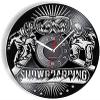 12 Inch Silent Non-Ticking Wall Clock Modern Wall Clock Snowboardingative Wall Clock Snow Mountain Sports Ski Goggles Skiing Equipment Laser Cut Wall Watch Snowboarders' Modern Clock view 1