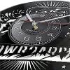 12 Inch Silent Non-Ticking Wall Clock Modern Wall Clock Snowboardingative Wall Clock Snow Mountain Sports Ski Goggles Skiing Equipment Laser Cut Wall Watch Snowboarders' Modern Clock view 2