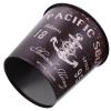 Alipis Home Trash Bin Large Capacity Iron Waste Basket Decorative Waste Paper Bucket for Living Room view 1
