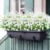 AGIRL 12 Bundles Artificial Flowers for Outdoor,No Fade Fake Plastic Flowers Faux Plants for Decoration Hanging Planters Indoor Outside Garden Porch Window Box Home Wedding Farmhouse view 3