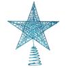 BinaryABC Iron Christmas Tree Star Topper,20cm Glittering Tree Topper view 1