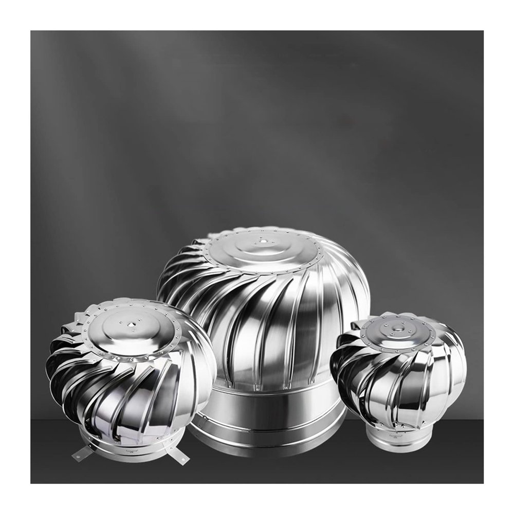 JUCCJUXIN Chimney Spinner CowlChimney Cowl Chimney Spinner Cowl Stainless Steel SpinnerTurbine VentilatorStainless Steel Factory Roof Anti-Downdraught Chimney Cowl Cap (Size : 100mm/3.94in)