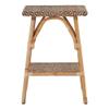 Coastal Living Wailea Accent Table in Tan Cane and Rattan view 1