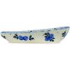 Polmedia Polish Pottery Spoon Rest UNIKAT - Blue Berry Special Pattern Handmade in Boleslawiec Poland + Certificate of Authenticity view 3