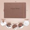 Skyline Funeral Guest Book for Memorial & Funeral Services  In Loving Memory Guest Sign In Book for Funerals  738 Guest Entries with Name & Address, 129 Pages, Hardcover, 10x7 (Dark Terracotta) view 2