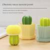 HITBOD Creative Cactus Cleaning Scrub Pan, Nano Cleaning Ball, Cleaning Kitchen Brush, Dish Brush view 3