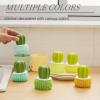 HITBOD Creative Cactus Cleaning Scrub Pan, Nano Cleaning Ball, Cleaning Kitchen Brush, Dish Brush view 2