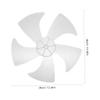 Uonlytech 14 Floor Fan Desktop Refrigerator House Fan White Table Refrigerator Parts Blades Replacement Blades White view 2