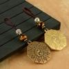 OIDESA Bagua Mirror Ornament, Feng Shui Gift Bagua Mirror Bagua Mirror, Traditional Chinese Feng Shui Mirror Exorcism Amulet Magic Mirror Protection Lucky Craft Art Taoism Chinese Bagua Mirror view 2