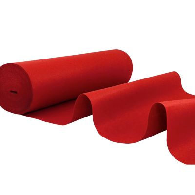 10m 20m Red Wedding Aisle Runner Carpet, 2mm Thickness Polyester Rug Runners Non-Slip Runway Rugs for Church Party Beach Walkway Decoration (Size : 1.2x15m)