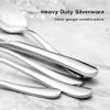Onader 60 Piece Heavy Duty Flatware Set, Stainless Steel Silverware Cutlery Set for 12 view 2