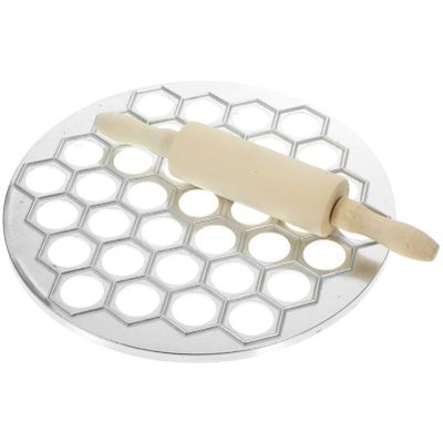 Dumpling Mold Maker Russian Ravioli Maker Dumplings Mold with Rolling Pin Ravioli Cutter Machine Pirogi Press Kitchen Accessories