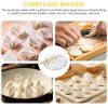 Dumpling Mold Maker Russian Ravioli Maker Dumplings Mold with Rolling Pin Ravioli Cutter Machine Pirogi Press Kitchen Accessories view 4
