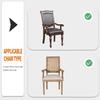 Deisy Dee Stretch Arm Chair Covers, Mid Century Chair Slipcovers, Accent Chair Covers (Navy) view 4