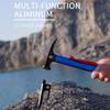 Camping Hammer Outdoor Camping Multifunctional Aluminium Handle Hammer High Strength Nail Puller-Red view 3