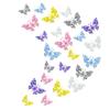 DaGou 24PCS 3D Butterfly Wall Decor- Butterflys Wall Decor, Removable Butterfly Decorations, Hollow Out Carving 3D Butterfly Stickers, Suitable for Kids Girls Bedroom, Wedding (CK8004) view 1