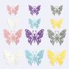 DaGou 24PCS 3D Butterfly Wall Decor- Butterflys Wall Decor, Removable Butterfly Decorations, Hollow Out Carving 3D Butterfly Stickers, Suitable for Kids Girls Bedroom, Wedding (CK8004) view 4