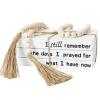 Decorative Books for Home Decor, White Faux Books for Decoration, Rustic Farmhouse Stacked Display Books (I Still Remember) view 1