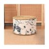 OLOTU Strong Japanese Straw Handmade Footstool Round Ottomans Comfortable and Breathable Futon Tatami Changing Shoes Sofa Stools Small Bench Safe view 1