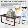 PrimZooty Water Filter Dispenser Stand with Drip Tray - 7.9''W x 14.9''D x 7''H, Metal Stand Designed For Brita Filter, Compatible with Zero Water, PUR, Waterdrop etc. view 3