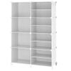 AWTATOS Closet Organizer 8 Cube Storage Shelves Closet Clothes Organizers and Storage Stackable Cubby Shelving for Closet Bedroom Living Room Office White view 1