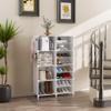 AWTATOS Closet Organizer 8 Cube Storage Shelves Closet Clothes Organizers and Storage Stackable Cubby Shelving for Closet Bedroom Living Room Office White view 2