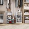 AWTATOS Closet Organizer 8 Cube Storage Shelves Closet Clothes Organizers and Storage Stackable Cubby Shelving for Closet Bedroom Living Room Office White view 4