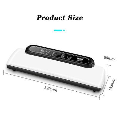 BNE Automatic Vacuum air Sealing System to Save, Compact and Delicate, Real Test, Wet and Dry Two Modes, 10 Seconds Automatic Emptying, White