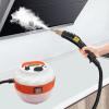 Handheld Steam Cleaner 1.6KW High Pressure Steamer for Cleaning Portable Corded Steam Cleaner for Home Use, 0.35Gal Water Tank 221 High Temperature Fast Heating Steamer for Car Detailing (White) view 1