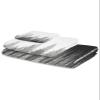 Bath Towels Set of 3, Forest Tree Silhouette Dark Gray Abstract Gradient Bathroom Towels Set,Soft Absorbent Bath Towel Hand Towel Washcloth Decorative Towels for Bathroom kitchen Gym Spa view 2