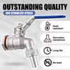 1/2" NPT Stainless Steel Ball Valve Weldless Bulkhead Suitable for Building Home Brew Kettle/Mash Tun view 3