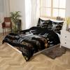 Deer Hunting Bedding Set Camo Antlers Comforter Cover for Boys Teens Youth Men Camouflage American Flag Duvet Cover Wildlife Elk Moose Bed Set White Black Bedroom Decor 2 Pcs, Twin Size view 3