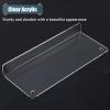 LXLZYXSF Transparent Acrylic Magazine Holder with Wall Mounting Hardware, Handouts Display Rack Pamphlet Storage Stand, Living Room (Color : 3pcs, Size : 110x16x5cm/43.3x6.3x2in) view 3