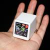 PRO Version Smart WiFi Desktop Display, Real-Time Bitcoin & Stock Ticker, Dual-City Weather Station, Temp Humidity Monitor, Full-Screen GIF Photo Slideshow, Touch Control, OTA Upgrade view 3