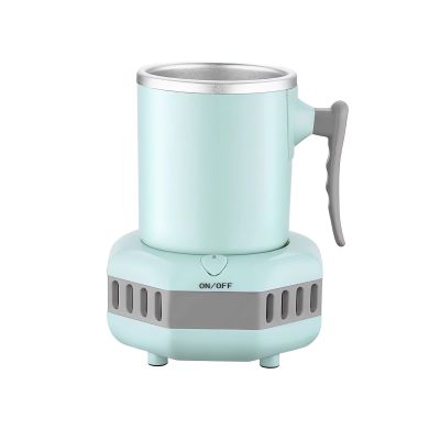 2023 New Quick Rrink Cooling Cup, Rapid Drink Water Cooler, Portable Small Coolers for Travel Beverage Chiller Can Cooler, Mini Fridge Bottles Portable Iced Cooler Electric for Wine Beer Coffee (Blue)