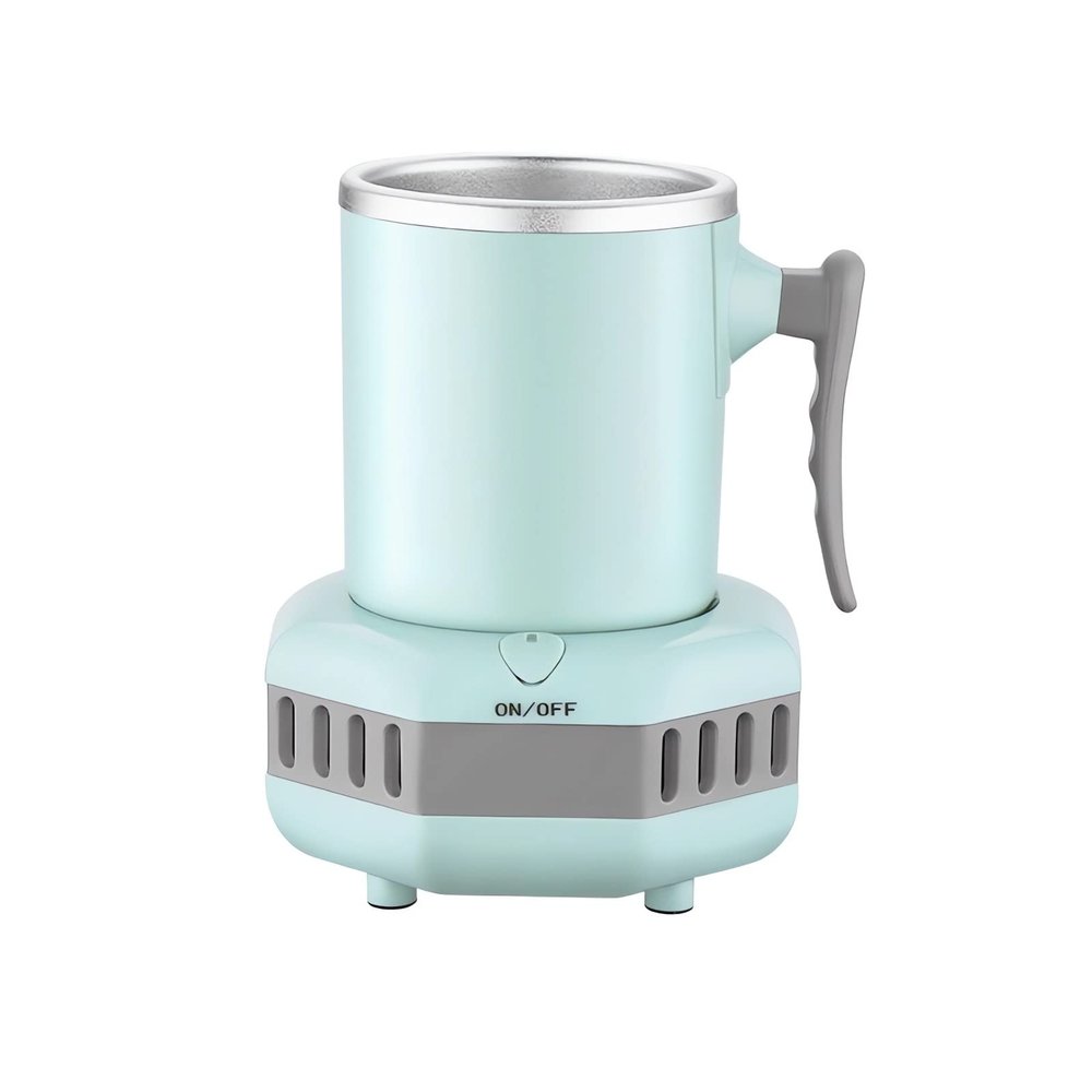 2023 New Quick Rrink Cooling Cup, Rapid Drink Water Cooler, Portable Small Coolers for Travel Beverage Chiller Can Cooler, Mini Fridge Bottles Portable Iced Cooler Electric for Wine Beer Coffee (Blue)