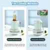 2023 New Quick Rrink Cooling Cup, Rapid Drink Water Cooler, Portable Small Coolers for Travel Beverage Chiller Can Cooler, Mini Fridge Bottles Portable Iced Cooler Electric for Wine Beer Coffee (Blue) view 2