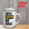 Flairy Land Trader Camper Mug 12oz - Coffee Nap Repeat - Trader Broker Gift Investing Financial Adviser Trading Planner Market Day Digital Currency view 2