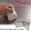304 Stainless Steel Kitchen Backsplash Protector, Folding Stainless Steel Splatter Guard, Stainless Steel Backsplash for Stove, Nonstick Oil, Easy Maintenance, for Hobs, Gas Hobs, Frying Pans (Color view 3