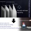 2 Pieces Frying Pan Splatter Guard, Stainless Steel Backsplash for Stove, Grease Splatter Screen, Folding Design, Nonstick Oil, Not Easily Deformed, for Stove, Gas Range, Frying Pan (Color : Silver, view 3