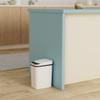 Anborry Bathroom Trash Cans with Lid 2 Pack 2.2 Gallon Touchless Automatic Motion Sensor Small Slim Garbage Can, Smart Electric Narrow Garbage Bin for Bedroom Office Kitchen (White) view 2