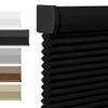 BERISSA Blackout Cellular Shades,Custom Cordless Window Blinds,Honeycomb Blinds for Windows,Room Darkening Cellular Blinds & Thermal Insulated Shades,Blackout-Black,48.5" W x 72" H view 1